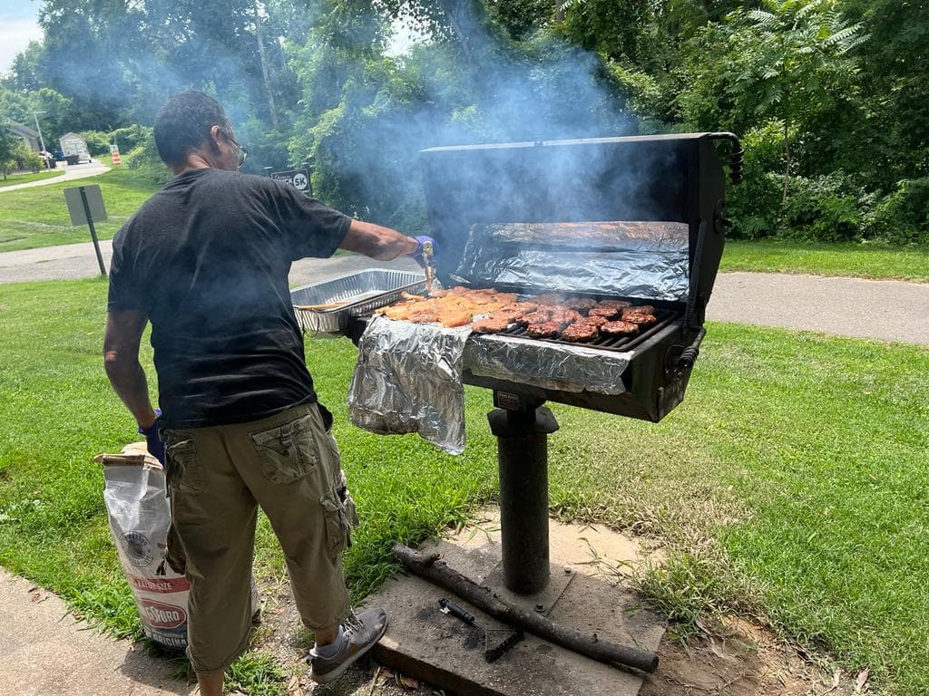 Community gathering at Haskay